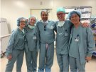 Uczestnicy kursu (od prawej): prof. Jae Yun Song - Korean University Anam Hospital, South Korea, dr hab. Paweł Knapp - Medical University of Bialystok, prof. Krish Tawari - University of California, Orange, USA
