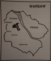 Lokalizacja warszawskiego getta (wg Ch. Rolanda)