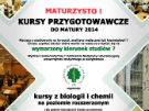 Wydział Farmaceutyczny z Oddziałem Medycyny Laboratoryjnej UMB  od września 2013 r. organizuje kursy przygotowawcze do matury