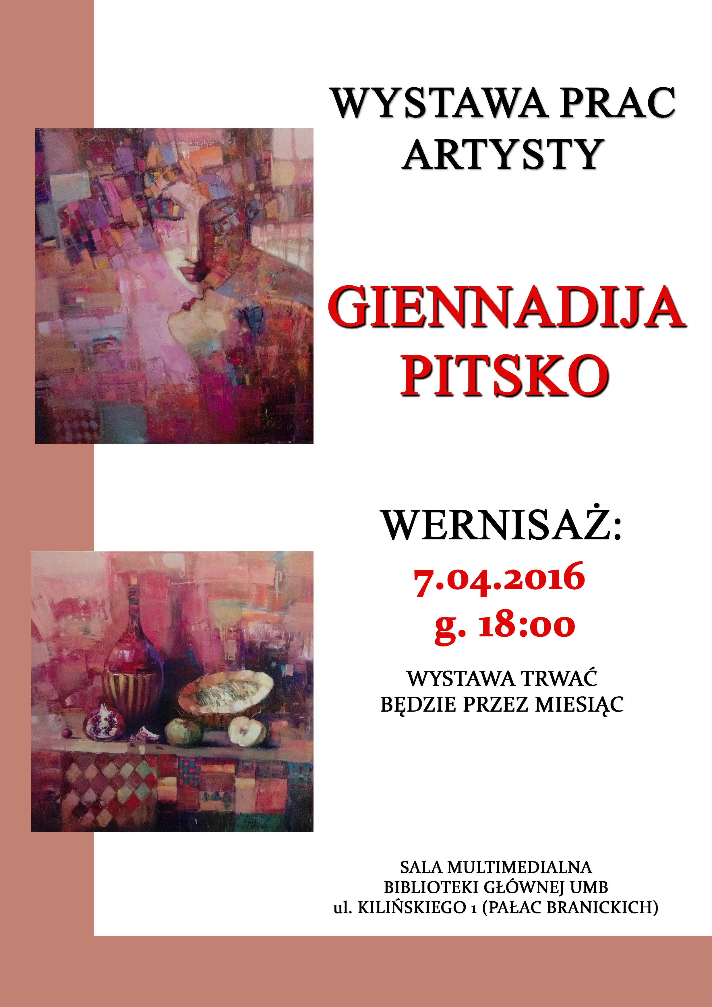 Wystawa prac Giennadija Pitsko