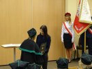 Zdjęcie z uroczystości wręczeia dyplomów