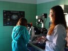 Uczniowie II LO w Augustowie - zajęcia w ZAkładzie biologii