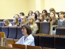 Uczniowie XIV LO w Białymstoku podczas wykładu