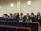Uczniowie XIV LO podczas wykładu