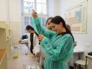 Uczniowie I LO w Siedlcach podczas warsztatów w Zakładzie Chemii Medycznej 