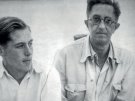 Tadeusz Kielanowski (z prawej) i Jan Pietruski w młodości 
