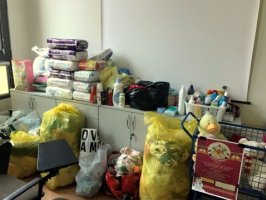 IV edycja Medycznego Reniferka (część zebranych prezentów)