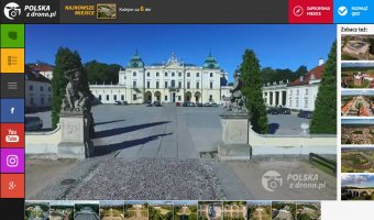 Polska z drona - Pałac Branickich 