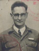 R. Niklewicz w Belgii po uwolnieniu z obozu