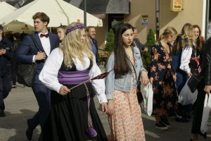 The Norwegian MUB’s students marched through Białystok streets to celebrate the Independence Day of their country