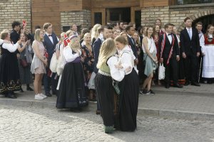 Norwescy studenci UMB marszem ulicami Białegostoku uczcili Święto Niepodległości swego kraju