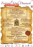Festiwal Sztuk Dawnych, Imieniny Izabeli Branickiej, 13-19.11.2018r.