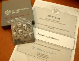  Prof. dr hab. Jan Górski wyróżniony Medalem 100-lecia Odzyskania Niepodległości