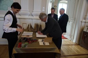 Uroczysta prezentacja ścieżki historycznej Spacer w przeszłość