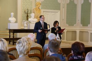 Uroczysta prezentacja ścieżki historycznej Spacer w przeszłość