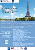 Zaproszenie na Międzynarodową Szkołę Letnią w zakresie związków endokrynnie czynnych w Paryżu