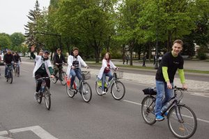 Przejazdem rowerowym na UMB rozpoczęły się Medykalia 2019 Przejazdem rowerowym na UMB rozpoczęły się Medykalia 2019