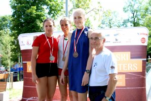 The successes of Joanna Szczykowska in the 8th Polish Championships of Doctors in Athletics