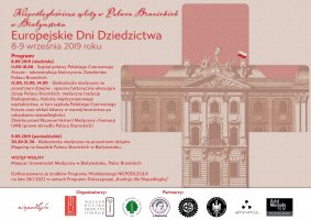 Niepodległościowe sploty w Pałacu Branickich w Białymstoku -  PROGRAM