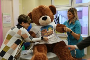 Big teddy bear for small patients of the University Children’s Clinical Hospital of Białystok