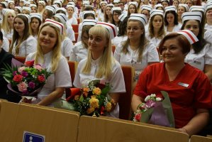 Students officially joined the nurses and midwives community