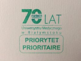 Okolicznościowy stempel Poczty Polskiej z jubileuszowym logo UMB