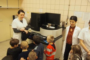 Przedszkolaki w Euroregionalnym Centrum Farmacji