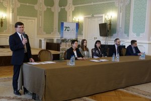 Obecny Rektor UMB, prof. dr hab. Adam Krętowski wybrany na kolejną kadencję na Uniwersytecie Medycznym w Białymstoku.