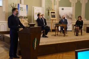 Together for Heritage. NBP and MUB presented a coin with the image of the Branicki Palace and showed Aula Nobilium dedicated to the graduates of MUB