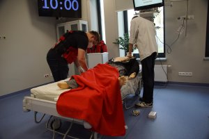 Objective Structured Clinical Exams (OSCE) are held at the Centre for Medical Simulation of the Medical University of Bialystok.