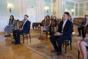 Podziękowania przedstawicielom Samorządu Studenckiego UMB