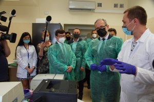 Minister Zdrowia Adam Niedzielski z wizytą na UMB Minister Zdrowia Adam Niedzielski z wizytą na UMB