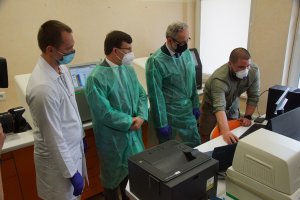 Minister Zdrowia Adam Niedzielski z wizytą na UMB Minister Zdrowia Adam Niedzielski z wizytą na UMB