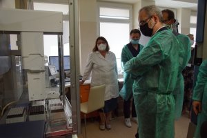 Minister Zdrowia Adam Niedzielski z wizytą na UMB Minister Zdrowia Adam Niedzielski z wizytą na UMB