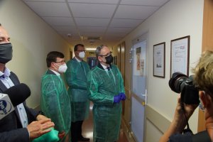 Minister Zdrowia Adam Niedzielski z wizytą na UMB Minister Zdrowia Adam Niedzielski z wizytą na UMB