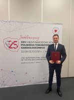The publication of the MUB received the Scientific Award of the Polish Cardiac Society for the scientific publication with the highest Impact Factor published in 2020