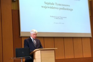 Podziękowania za pracę w szpitalach tymczasowych 