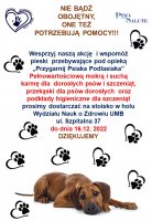 Akcje charytatywne UMB grudzień 2022