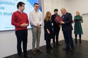 MUB students obtained the scholarships of the City Mayor of Bialystok