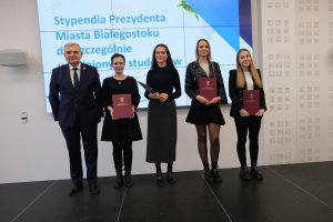 MUB students obtained the scholarships of the City Mayor of Bialystok