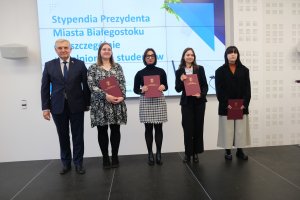 MUB students obtained the scholarships of the City Mayor of Bialystok