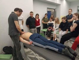 Warsztaty wprowadzające do metody MTG - masażu tkanek głębokich odbyły się w Klinice Rehabilitacji UMB