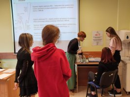 Konsultacje Fizjologia człowieka w ramach Projektu Biologia i chemia po akademicku 2 odbyły się w Zakładzie Fizjologii
