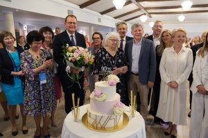 Benefis z okazji 90. urodzin prof. Idy Kinalskiej zwieńczył Podlaskie Dni Endokrynologiczno–Diabetologiczne