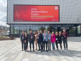 Badacze z Kliniki Kardiologii Inwazyjnej na Kongresie Polskiego Towarzystwa Kardiologicznego