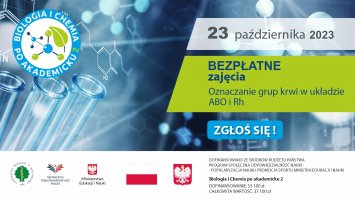 „Oznaczanie grup krwi w układzie ABO i Rh” było tematem warsztatów zrealizowanych w ramach projektu „Biologia i Chemia po akademicku 2” „Oznaczanie grup krwi w układzie ABO i Rh” było tematem warsztatów zrealizowanych w ramach projektu „Biologia i Chemia po akademicku 2”