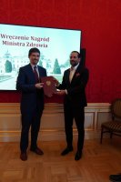 Uroczystość wręczenia nagród Ministra Zdrowia Uroczystość wręczenia nagród Ministra Zdrowia