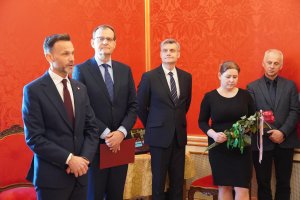 The awarding of employees of the Medical University of Bialystok The awarding of employees of the Medical University of Bialystok