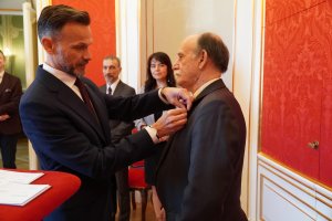 The awarding of employees of the Medical University of Bialystok The awarding of employees of the Medical University of Bialystok