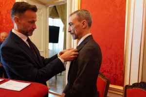 The awarding of employees of the Medical University of Bialystok The awarding of employees of the Medical University of Bialystok